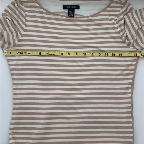 WHITE HOUSE BLACK MARKET MEDIUM STRIPED TOP - Picture 7 of 7